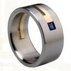 HADRYŚ "Carre z szafirem"